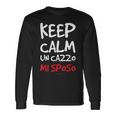 Addio Al Celibato Sposo Keep Calm Un Cazzo Regalo Maglietta a maniche lunghe Ideas de regalos
