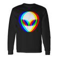 Alienaporwave Techno Edm Dj Festival Party Rave Club Maglietta a maniche lunghe Ideas de regalos