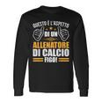 Allenatore Calcio Figo Uomo Regalo Divertente Compleanno Maglietta a maniche lunghe Ideas de regalos