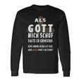 Als Gott Mich Schu Langarmshirts Geschenkideen