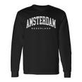 Amsterdam Netherlands Europearsity Style Travel Trip Group Langarmshirts Geschenkideen