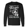 Andere Gehen Zur Therapie Kühe Melken Milchbauern Other Going To Langarmshirts Geschenkideen