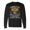 Annata 60 Annata 1963 Anni 60 Compleanno Uomo Ragazzo 1963 Maglietta a maniche lunghe Ideas de regalos