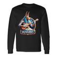 Anubis Rock Antico Egittointage Uomini Donna Maglietta a maniche lunghe Ideas de regalos