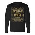 Aprile 1964Intage Maglia 60 Compleanno Anni Uomo Donna Maglietta a maniche lunghe Ideas de regalos