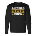 Aufsteiger 2024 Mannschaft Meister Aufstieg Meiste R Fan Langarmshirts Geschenkideen