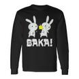 Baka Slogan Rabbit Ear-Fig For Japan Friends Langarmshirts Geschenkideen