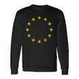 Bandiera Europa Unione Europea Ue Eu Europe Flag Uomo Donna Maglietta a maniche lunghe Ideas de regalos