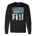 Bandiera Fiji Bandiera Fijian Maglietta a maniche lunghe Ideas de regalos
