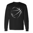 Basketball Silhouette Basketball Langarmshirts Geschenkideen