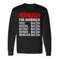 Bassd Scho Fränkisch Für Beginner Dialekt Franke Franken Langarmshirts Geschenkideen