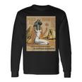 Bastet Egyptian Cat Goddess Antique Egyptian Graphic Langarmshirts Geschenkideen