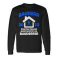 Bauherr Geschenk 2025 I Builder Construction Site Langarmshirts Geschenkideen