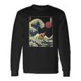 Belgian Malinois Japanese Kanagawa Wave Surf Dog Long Sleeve T-Shirt Gifts ideas