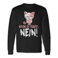 Bevor Du Fragst Nein Cat Langarmshirts Geschenkideen