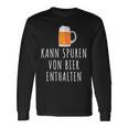 Bier Kann Spurson Bier Enthalten Bier Langarmshirts Geschenkideen