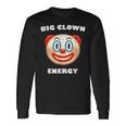 Big Clown Energy Forensics Detective intage Graphic Maglietta a maniche lunghe Ideas de regalos