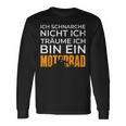 Biker Motorcycle Ich Träume Ich Bin Ein Motorrad Langarmshirts Geschenkideen