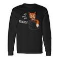 Bin Halt Ein Fuchs Gewitztes Fuchs In Meiner Tasche German Langu Langarmshirts Geschenkideen