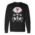 Biohazard Gas Mask Skull Langarmshirts Geschenkideen