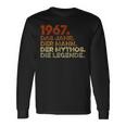 Birthday intage 1967 Man Myth Legend Langarmshirts Geschenkideen