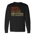 Birthday intage 1975 Man Myth Legend Langarmshirts Geschenkideen