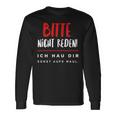 Bitte Nicht Rreden Ich Star O S Langarmshirts Geschenkideen