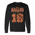Buon Compleanno 18 Anni Basket Ragazzi Diciottesimo 2003 Maglietta a maniche lunghe Ideas de regalos