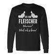 Butcher Ich Bin Fleischer Weil Ich Kann Langarmshirts Geschenkideen