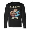 Camicia Da Notte Ufficiale Pigiama Otter Sleep Otter Maglietta a maniche lunghe Ideas de regalos