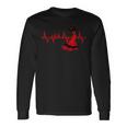 Camicia Flamenco Ballerina Di Flamenco Spagnola Heartbeat Maglietta a maniche lunghe Ideas de regalos