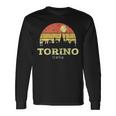 Camiciaintage Skyline Torino Regalo Della Città Di Torino Maglietta a maniche lunghe Ideas de regalos