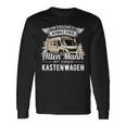 With Camper Underschatz Niemals Eine Alte Mann Mit Boxan Langarmshirts Geschenkideen