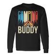 Camping Buddy Campfire Camp Campeggio Camper Maglietta a maniche lunghe Ideas de regalos