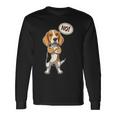 Cane Beagle Testardo Cane Divertente Per Gli Amanti Del Beagle Maglietta a maniche lunghe Ideas de regalos