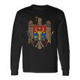 Cappotto Di Bandiera Nazionale Moldova Maglietta a maniche lunghe Ideas de regalos