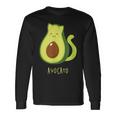 Cat Avocado Avocato Animal Puns Langarmshirts Geschenkideen