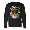 Cat Ramen Noodle Japanese Anime Kawaii Cat Long Sleeve T-Shirt Gifts ideas