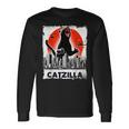 Catzilla Kitten And Cat Langarmshirts Geschenkideen