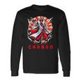 Chango Santeria Orishas Cuba Dios Del Trueno Maglietta a maniche lunghe Ideas de regalos