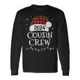 Christmas Cousin Crew 2024 Matching Xmas Family Pajama Long Sleeve T-Shirt Gifts ideas