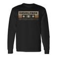Circle Retro Faded Candles Box 90S Cassette Rock Vintage Long Sleeve T-Shirt Gifts ideas