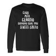 Claudio Maglia Con Testo Divertente Uomo Ragazzo Bambino Maglietta a maniche lunghe Ideas de regalos