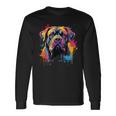 Colourful Cane Corso Dog Langarmshirts Geschenkideen