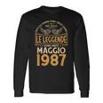 Compleanno Uomi Regalo Donna Le Leggende Maggio 1987 Maglietta a maniche lunghe Ideas de regalos