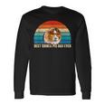 Con Scritta Best Guinea Pig Dad Ever Maglietta a maniche lunghe Ideas de regalos
