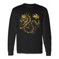 Cool Oroscopo Cinese Re Drago Con Corona Maglietta a maniche lunghe Ideas de regalos