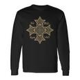 Croix Coptique Orthodoxe Église Orientale Chrétienne Symbole T-shirt à manches longues Idées cadeaux