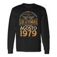 Cumpleaños Hombre Regalos Las Leyendas Agosto 1979 Camiseta de manga larga Ideas de regalos