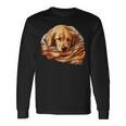 Cute Dog Official Sleep Golden Retriever Dog Langarmshirts Geschenkideen